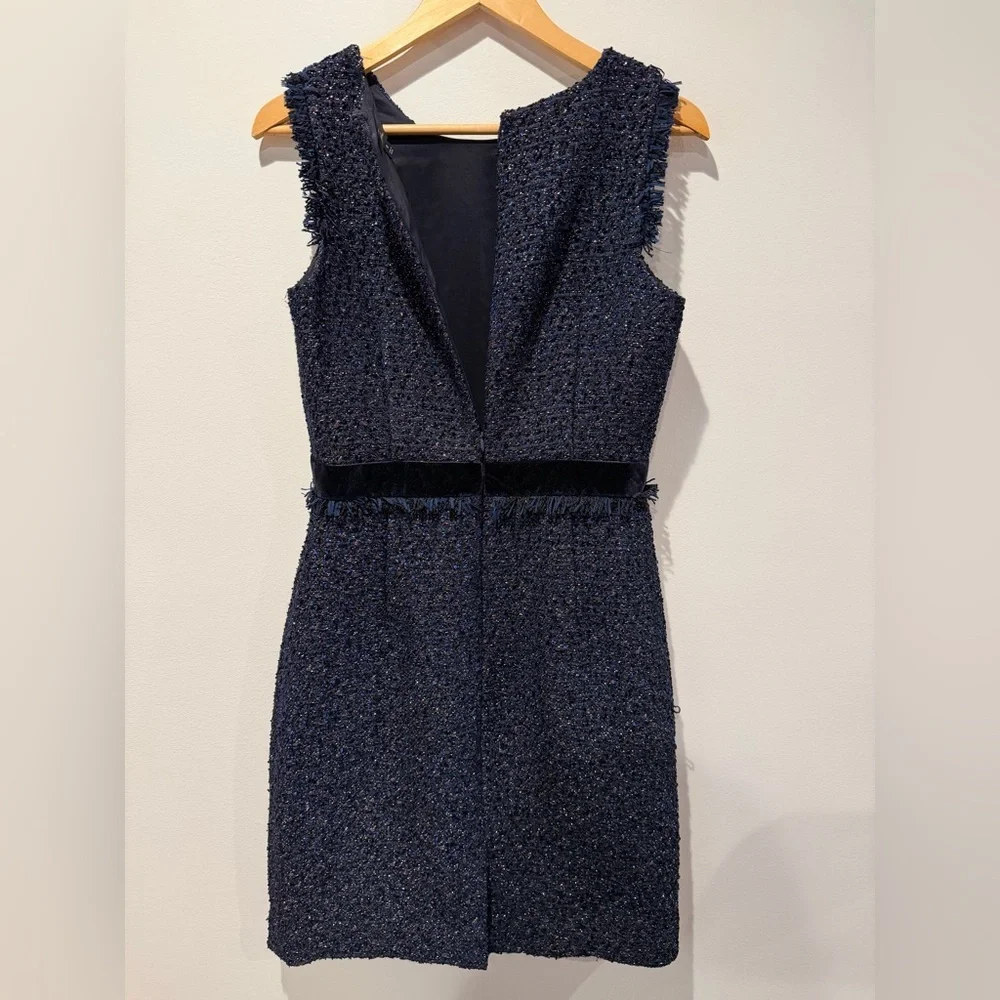 J Crew Tweed Constellation Sparkle Shift Dress Size 16